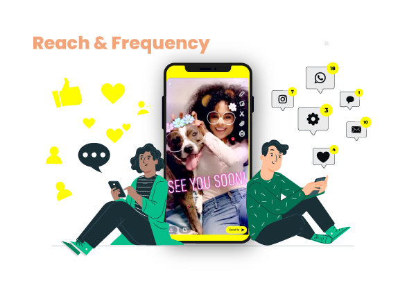 Snapchat Ads - Reach & Frequency metrics